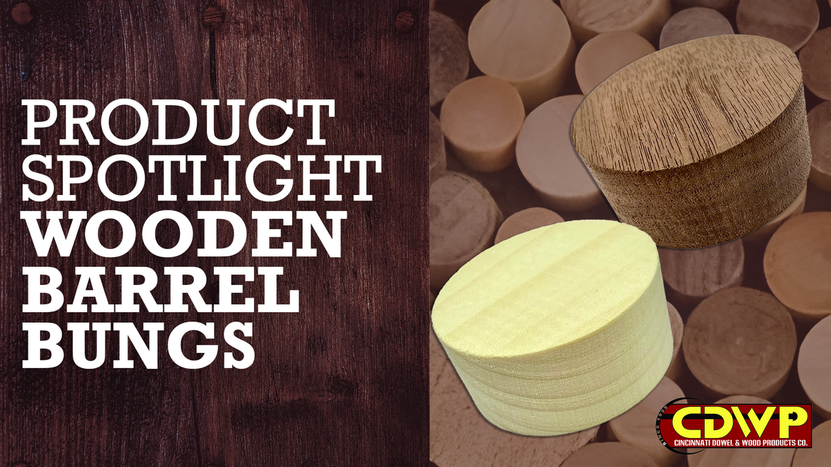 Product Spotlight: Wooden Barrel Bungs 